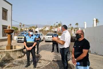 Homenaje de la Banda Municipal de Música a la Policía Local y Policía Nacional  (Foto Francisco Javier Santana)